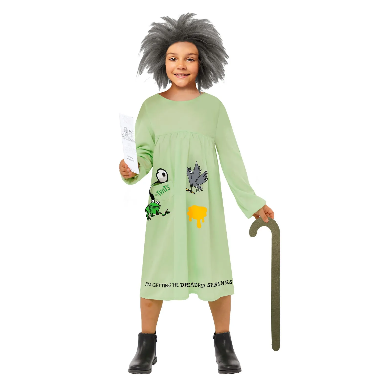 Roald Dahl Mrs Twit Girls Costume 8-10 Years