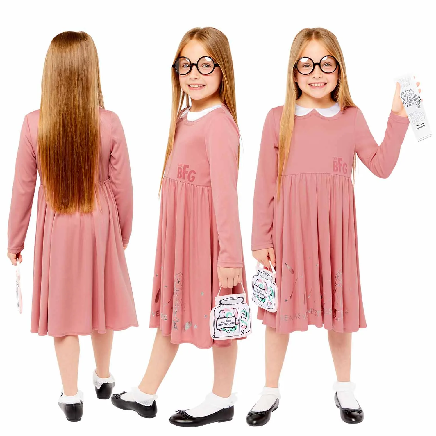 Roald Dahl The BFG Sophie Girls Costume 6-8 Years — alternate view 4