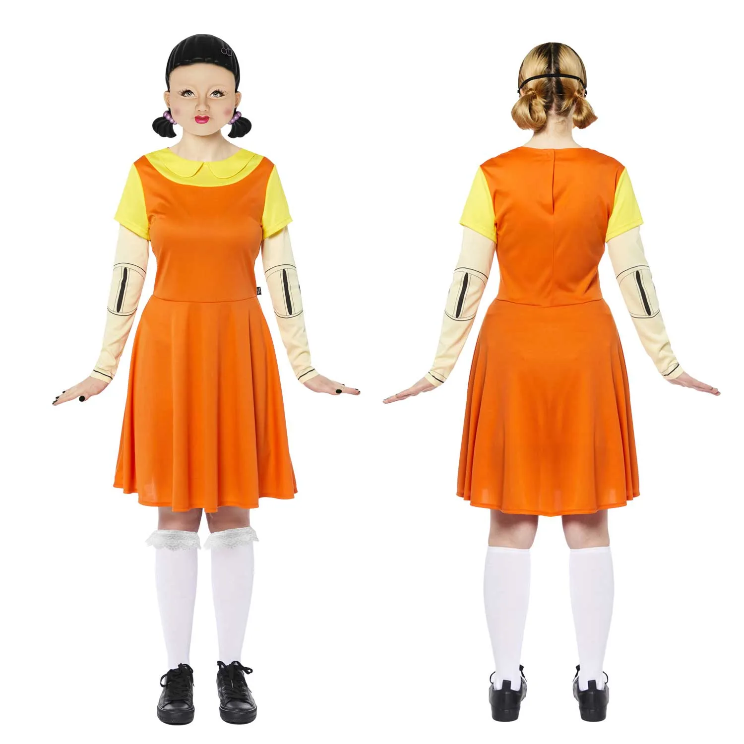 Squid Game Doll Deluxe Costume — alternate view 2