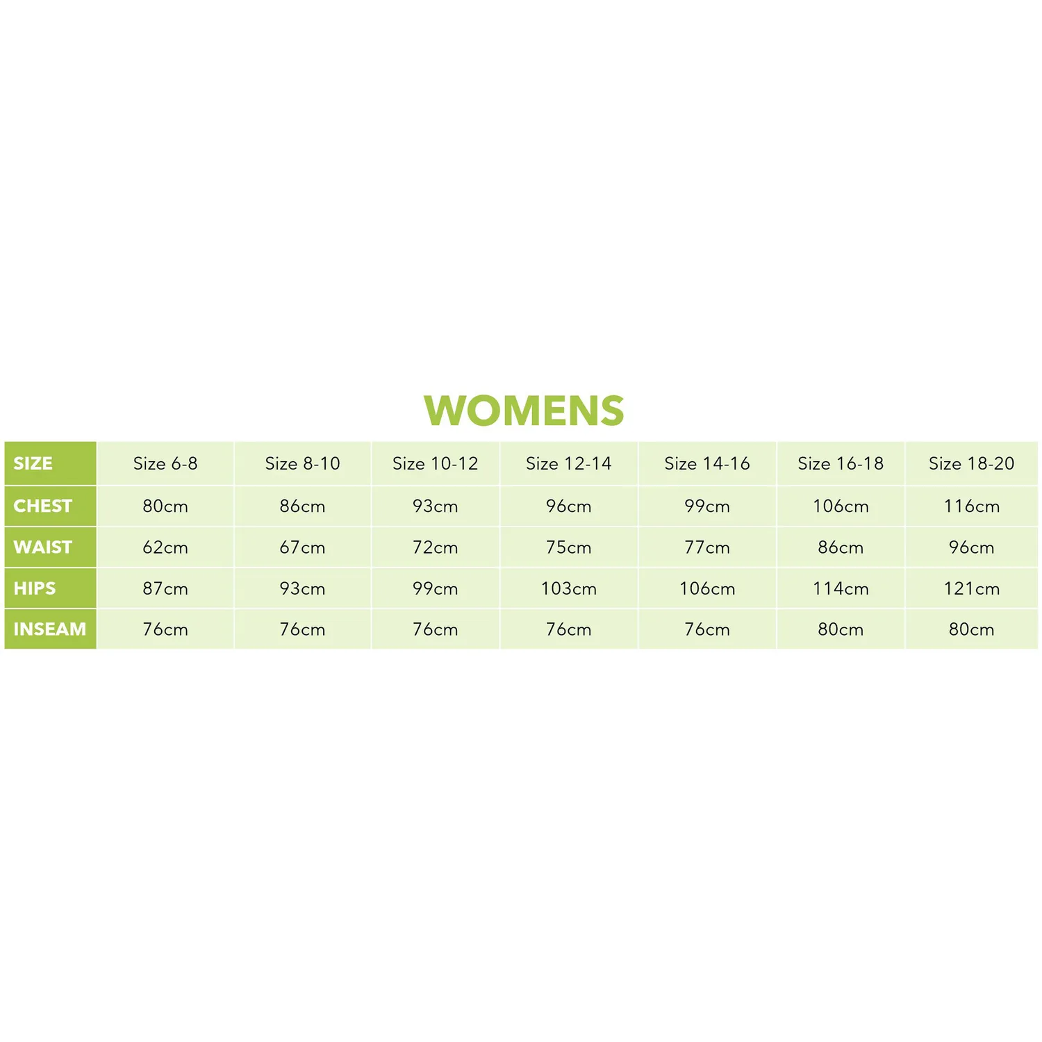 Squid Game Doll Deluxe Costume size chart