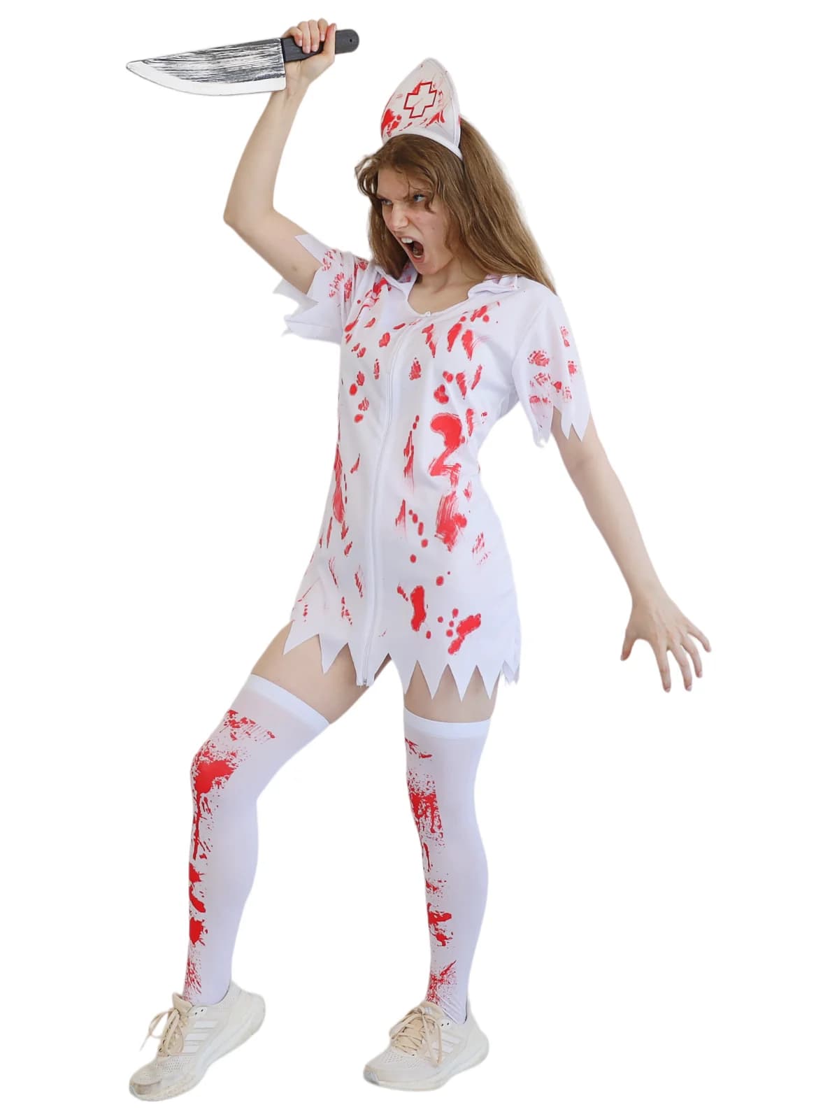 Adults Bloody Nurse Costume, view 2