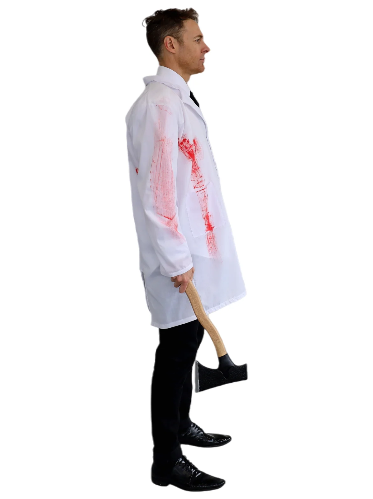 Adults Bloody Lab Coat Costume, view 2