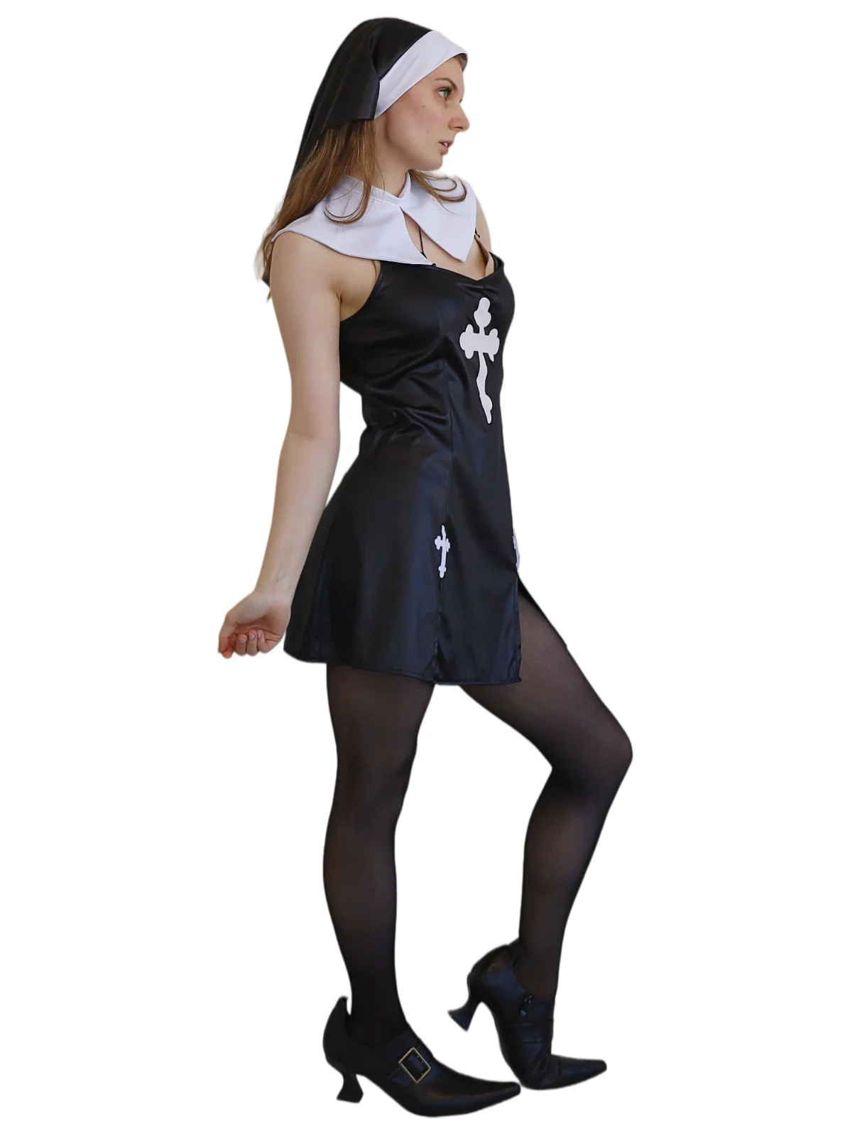 Adults Sexy Nun Costume, view 2
