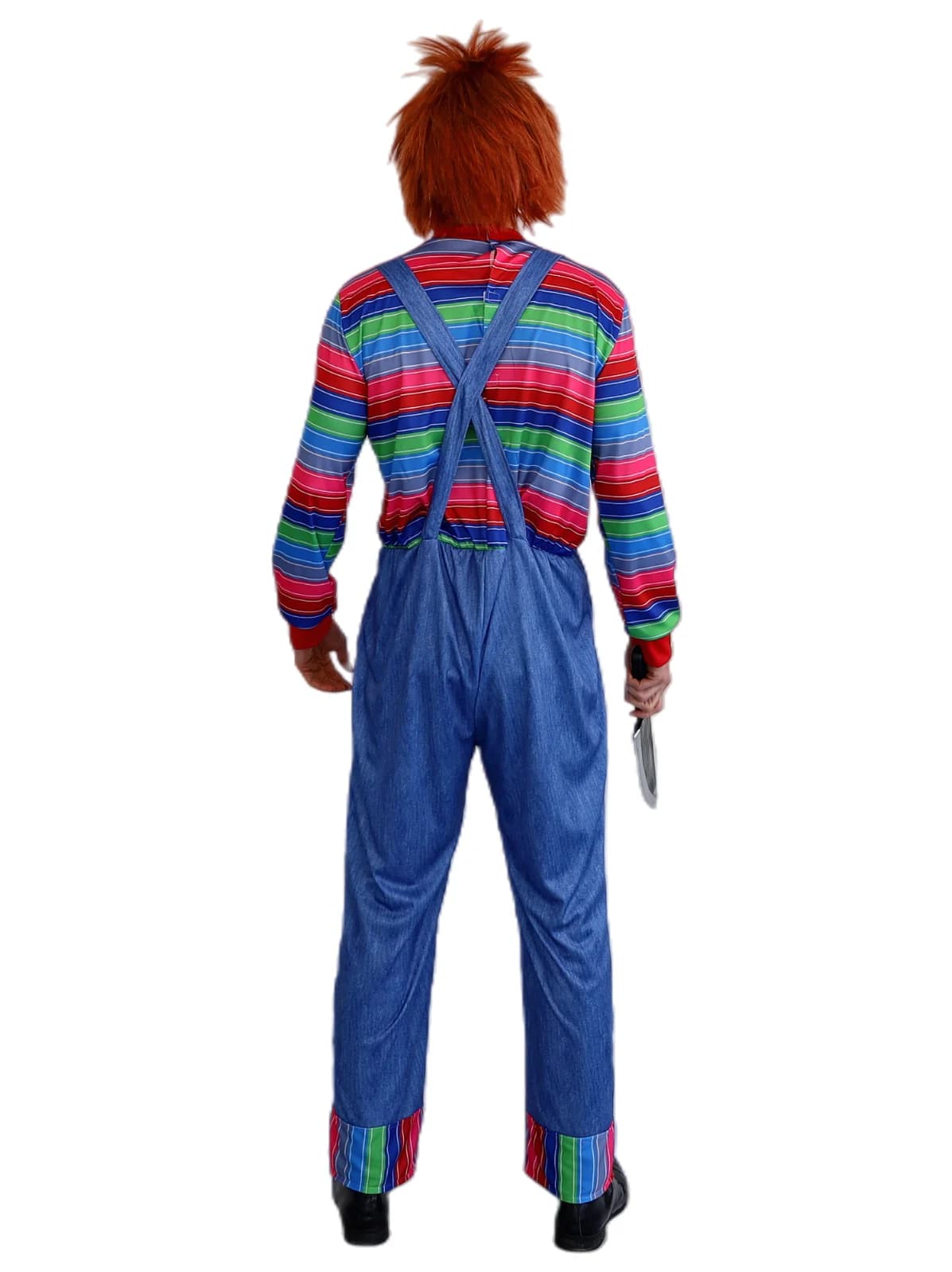 Adults Crazy Doll Jumpsuit Costume, view 3
