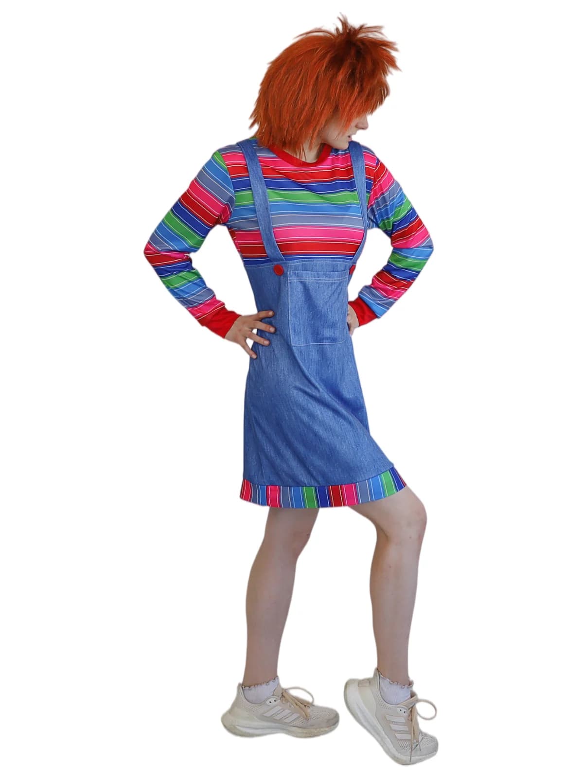 Adults Crazy Doll Dress Costume, view 2