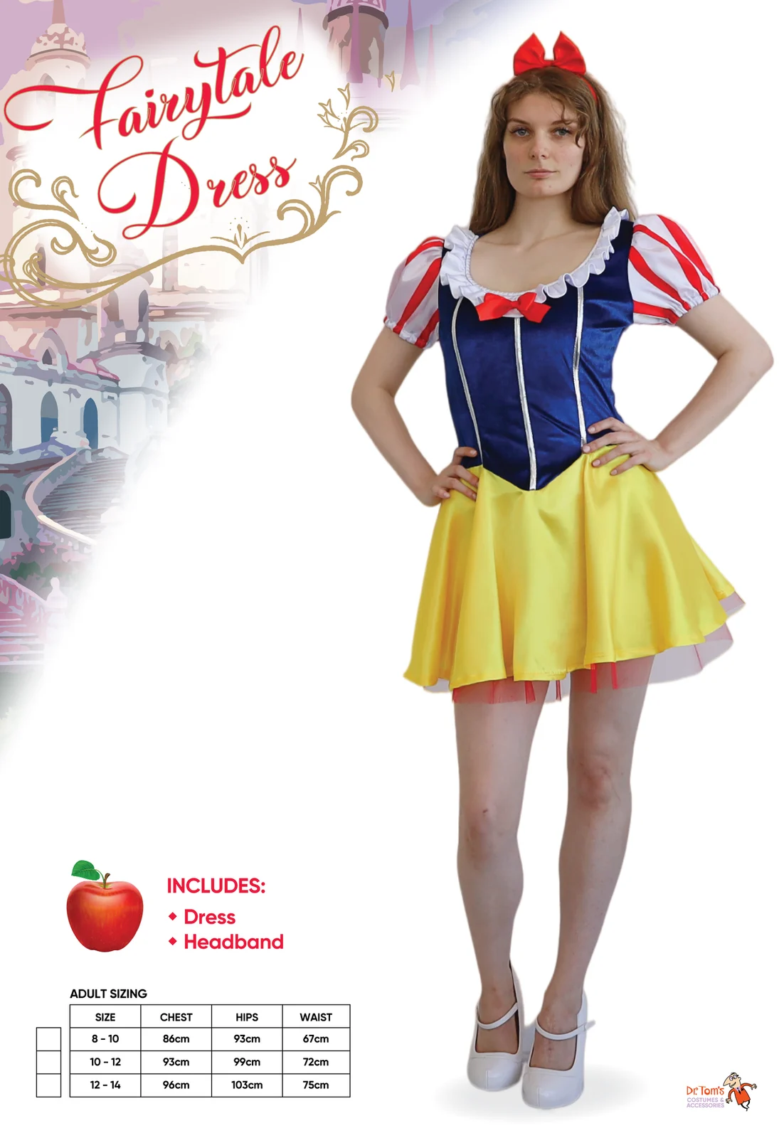 Adults Sexy Fairytale Dress Costume, view 4