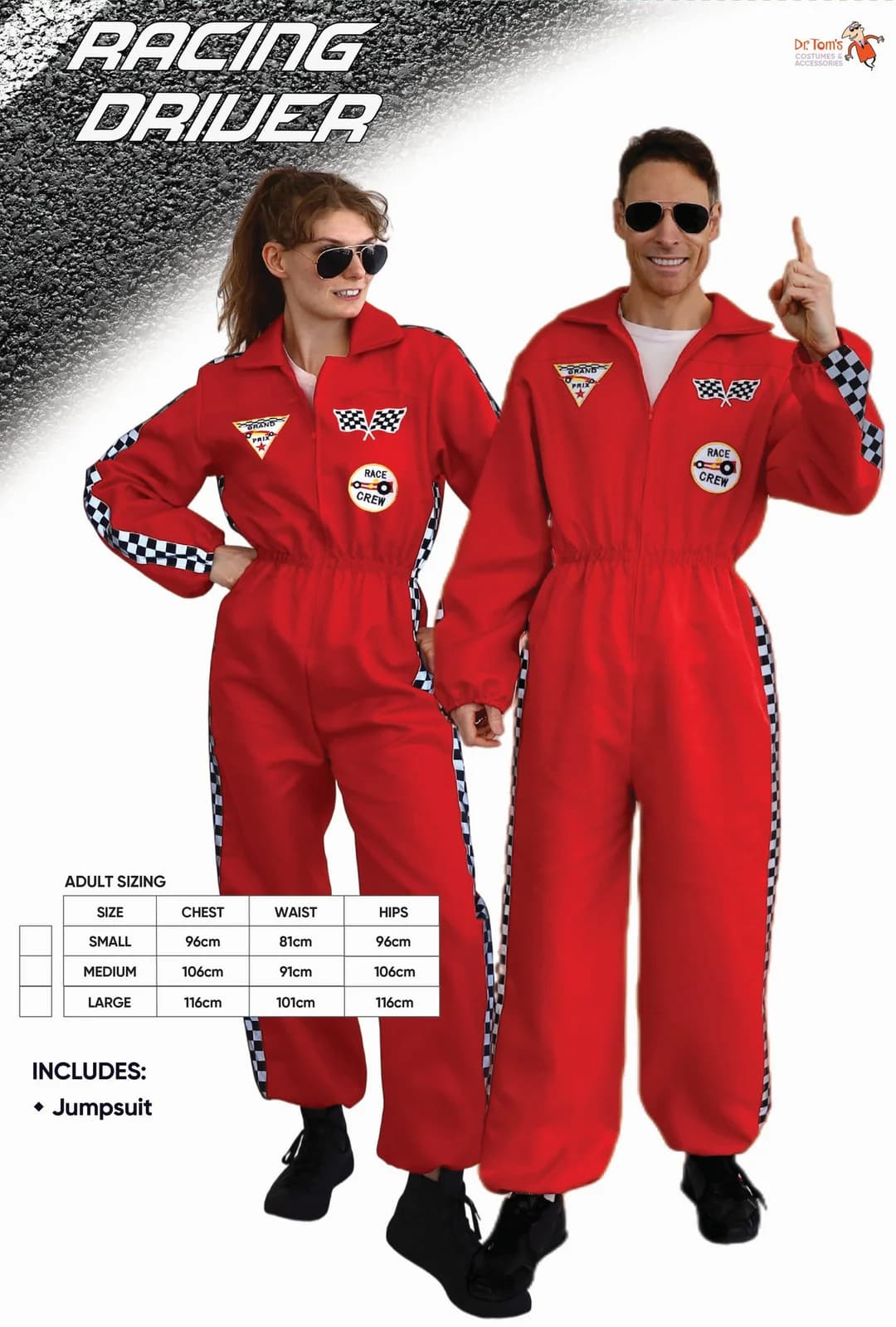 Adults Racing Driver Costume, view 4