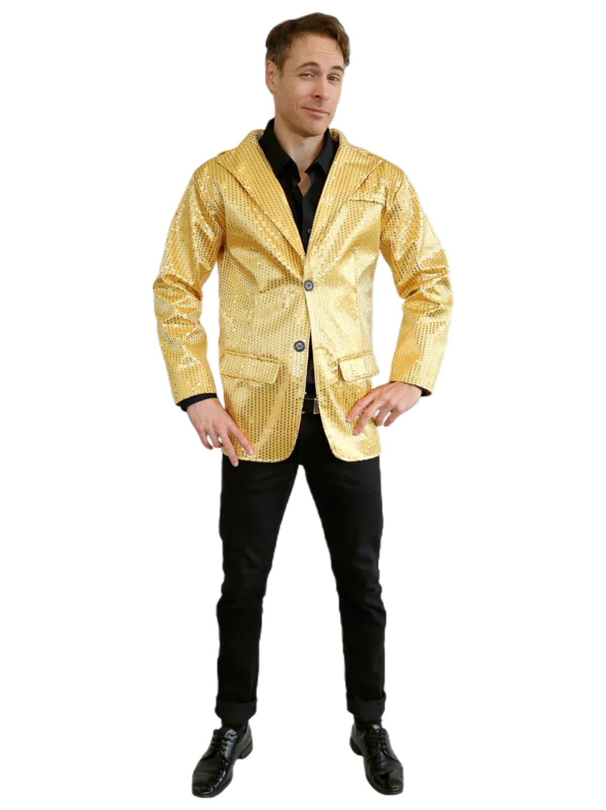 Adults Gold Sequin Jacket
