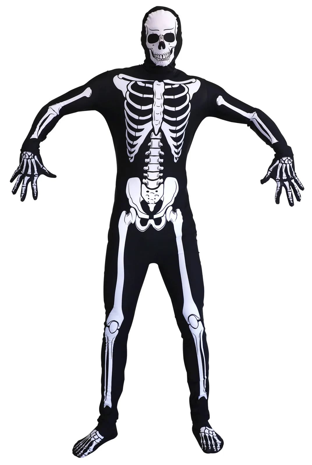 Adults Invisible Skeleton Suit Costume