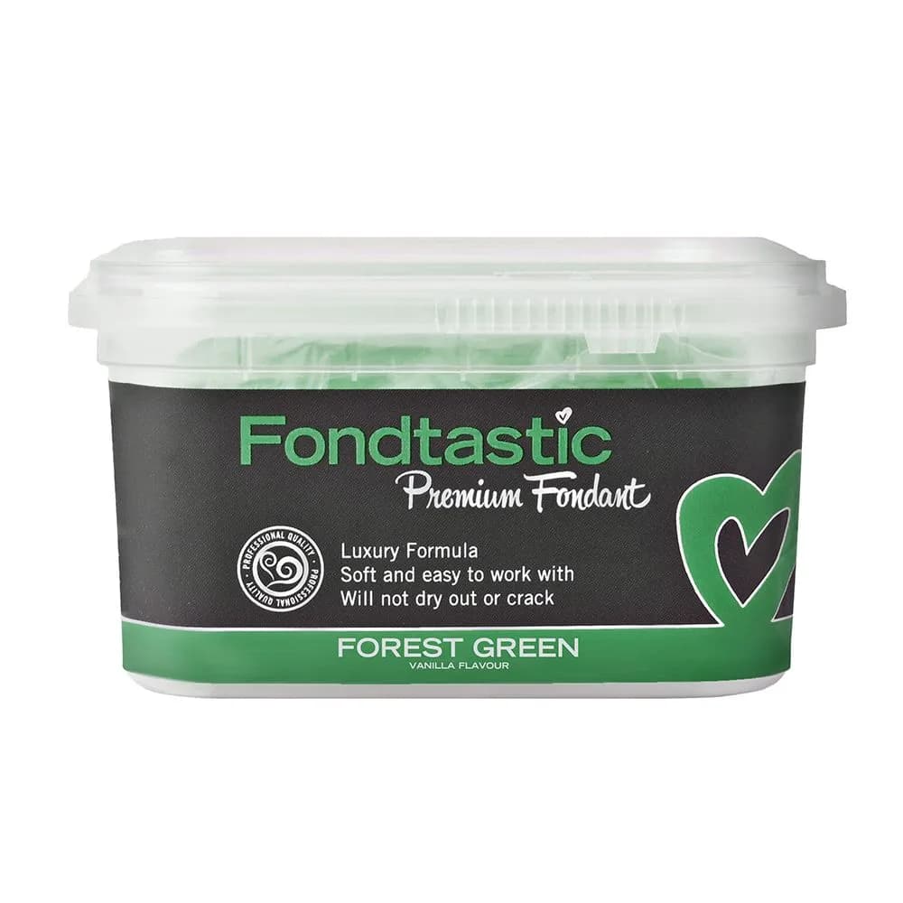 Fondtastic Premium Fondant - Forest Green (250 g)