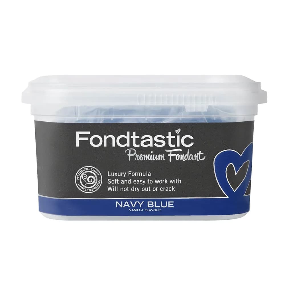 Fondtastic Premium Fondant - Navy Blue (250 g)