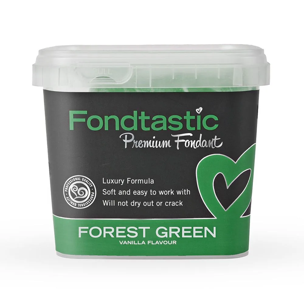 Fondtastic Premium Fondant - Forest Green (1 kg)