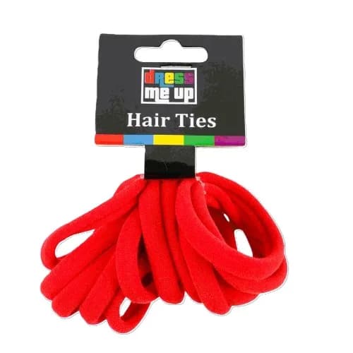 Red Hair Ties - Pk 12