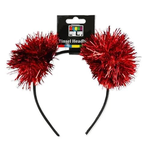Red Tinsel Headband - Faction Colours