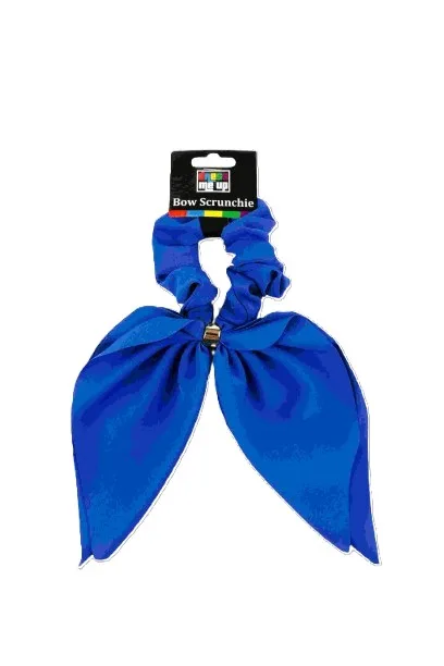 Blue Bow Scrunchie