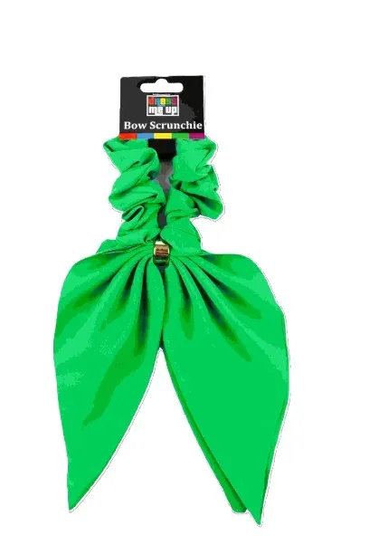 Green Bow Scrunchie