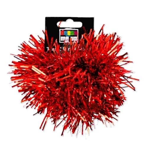 Red Tinsel Wristbands - Pk 2