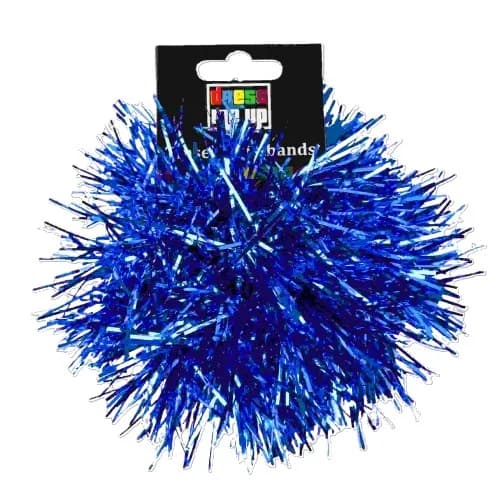 Blue Tinsel Wristbands - Pk 2