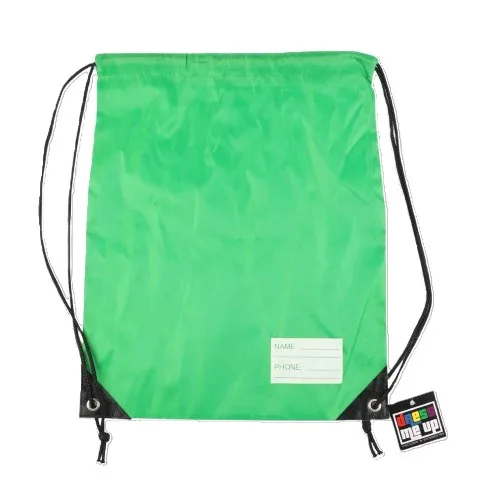 Green Drawstring Bag 34x42cm - Faction