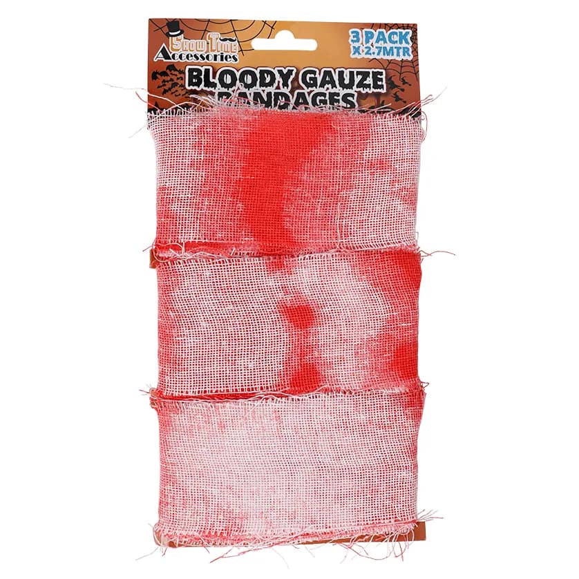 Bloody Gauze Bandages 2.7m - Pk 3 - alternate view 1