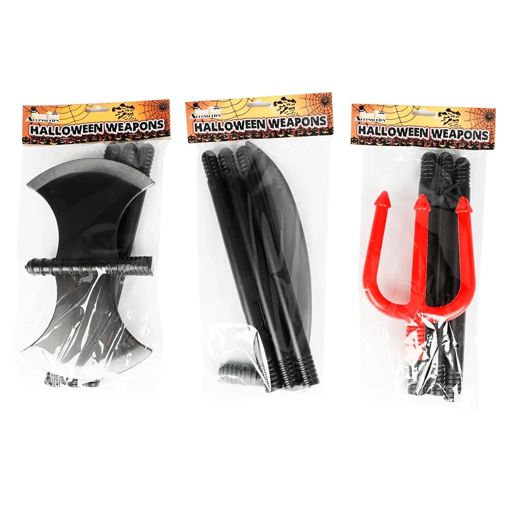 Halloween Weapon Prop 110cm (1 Supplied - Assorted Designs)