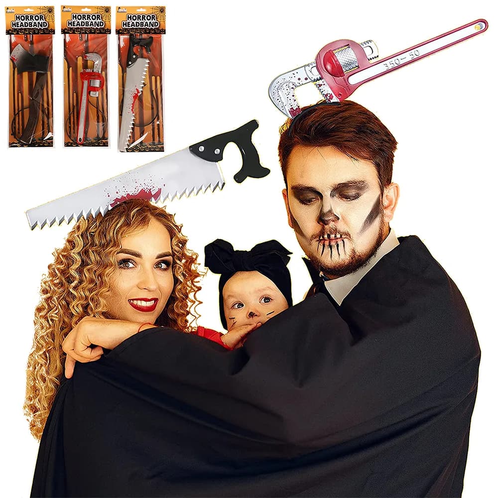 Weapon Through Head Headband (1 Supplied - Assorted Designs)