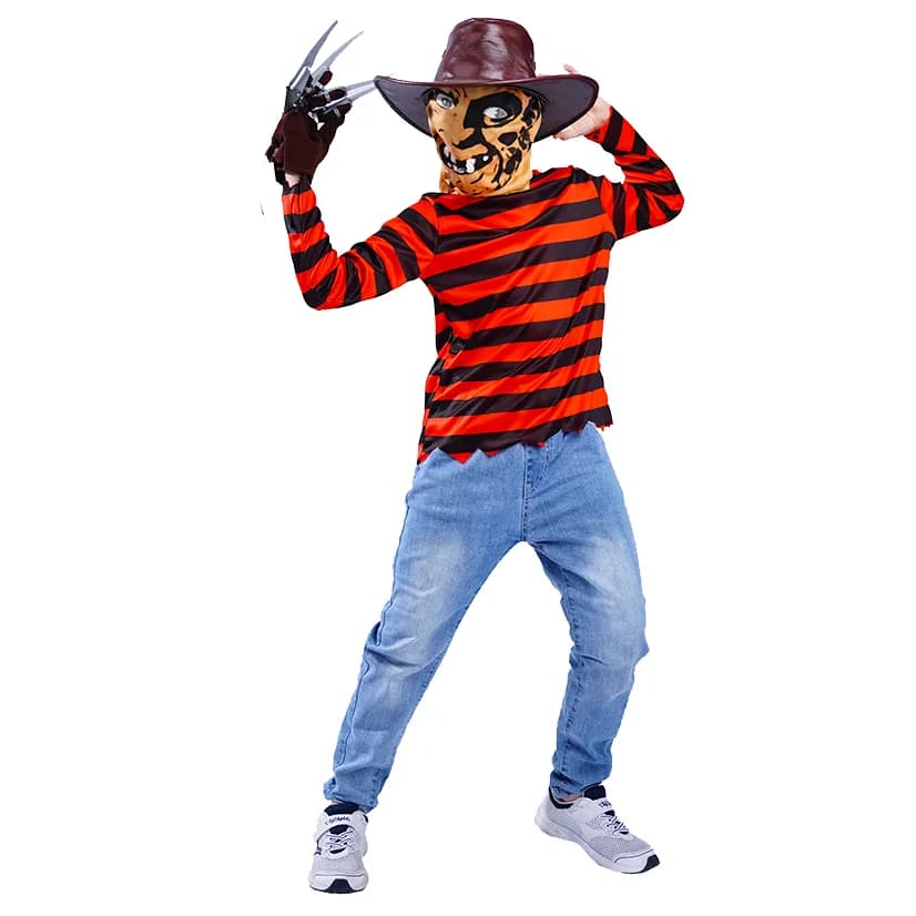 Kids Striped Slasher Costume