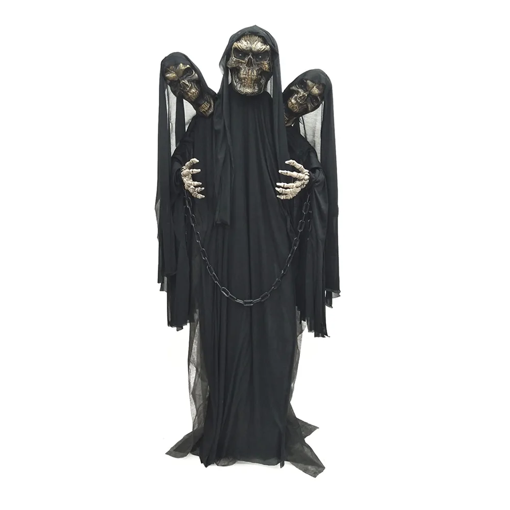Animated Three-Headed Ghoul 175cm