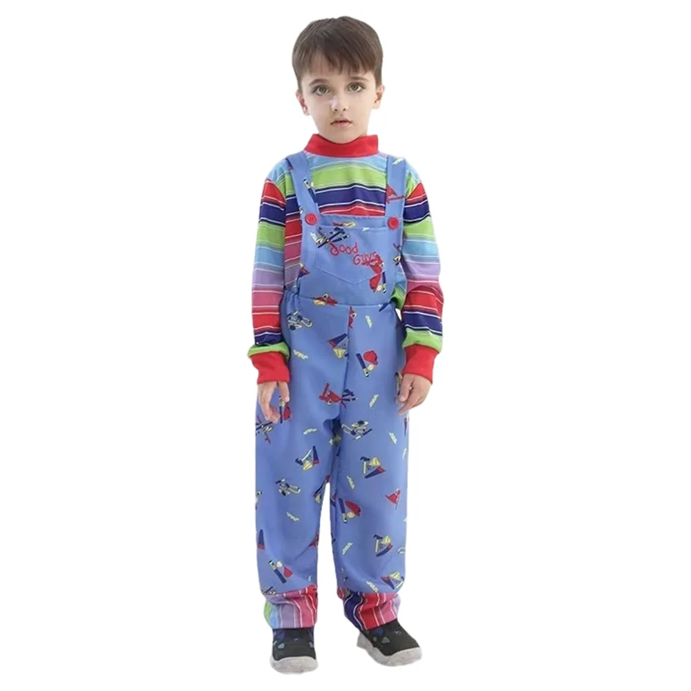 Kids Striped Doll Jumpsuit Costume