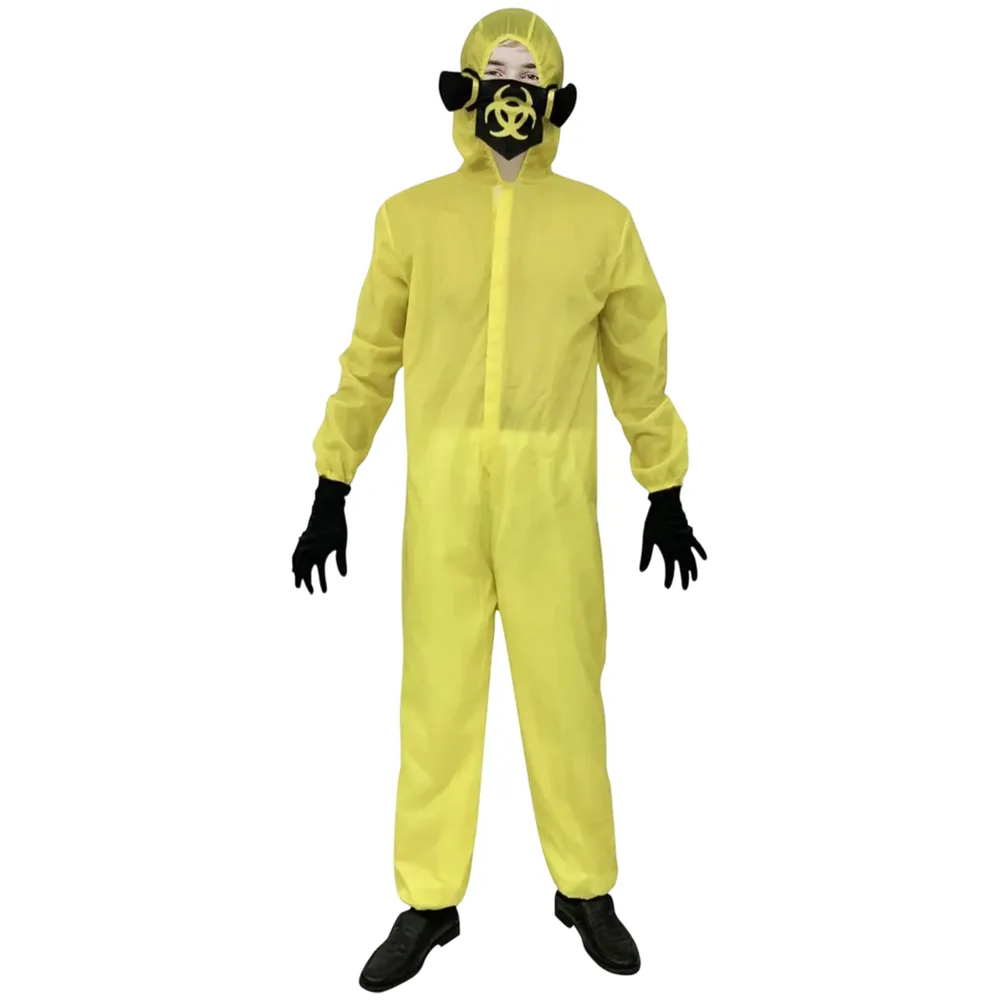 Adults Yellow Quarantine Suit Costume
