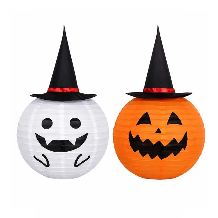 Halloween Paper Lantern 40cm (1 Supplied - Assorted Designs)