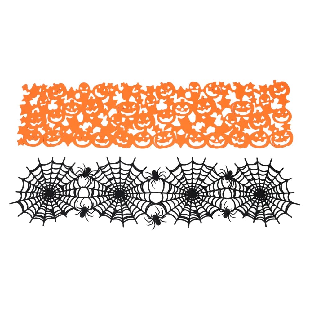 Spider Web Table Runner (1 Supplied - Assorted Colours)