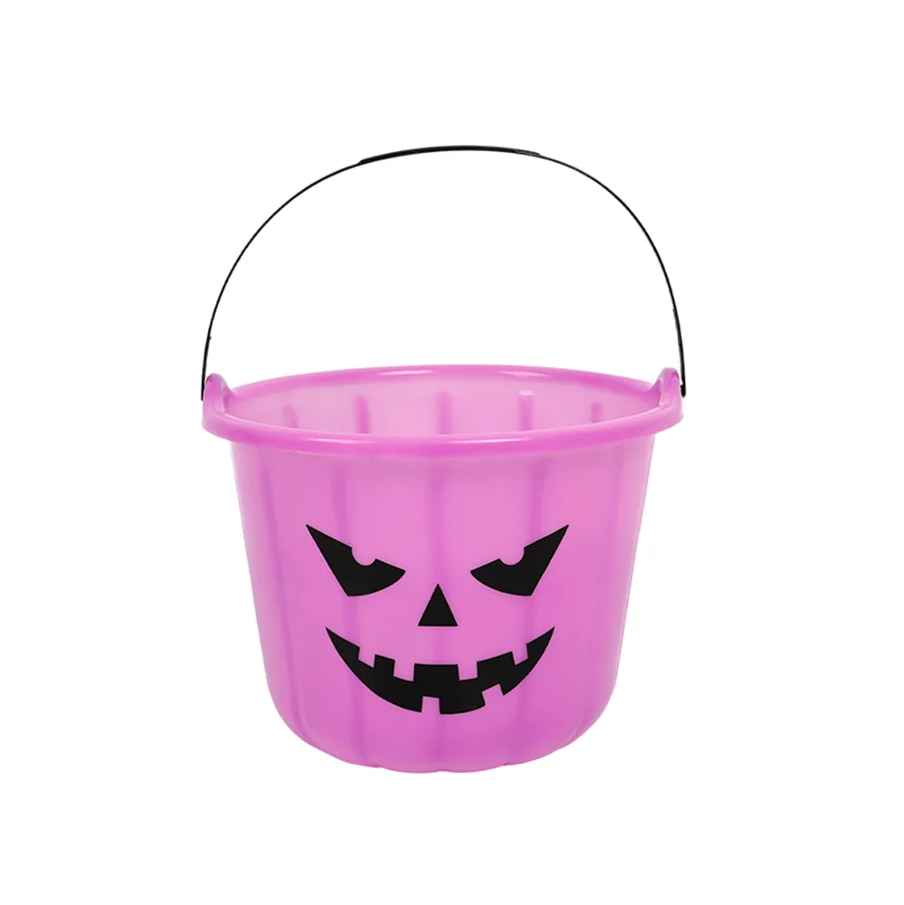 Pink Trick or Treat Bucket 23cm