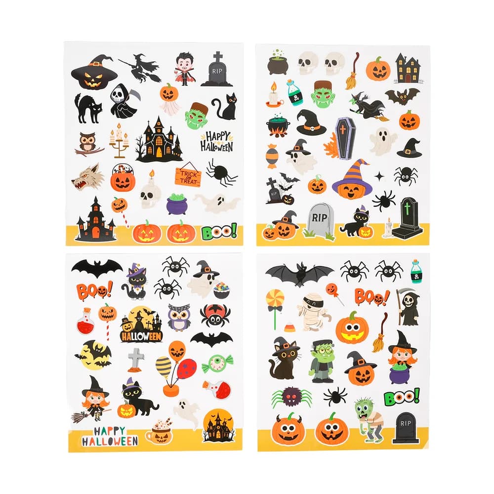 Spooky Halloween Stickers (1 Supplied - Assorted Designs)