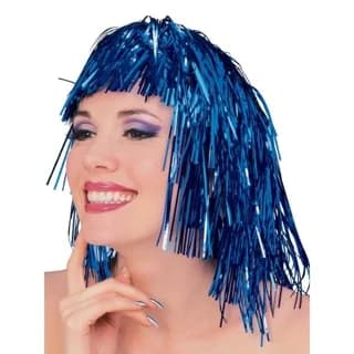 Tinsel Blue Wig