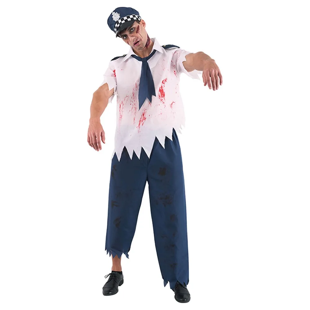 Adults Zombie Policeman Costume