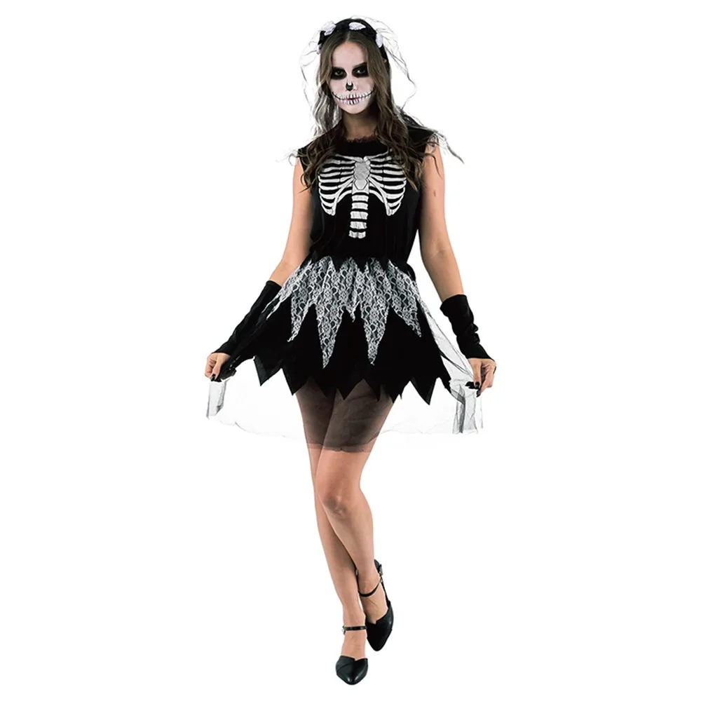 Skeleton Bride Costume - Adults