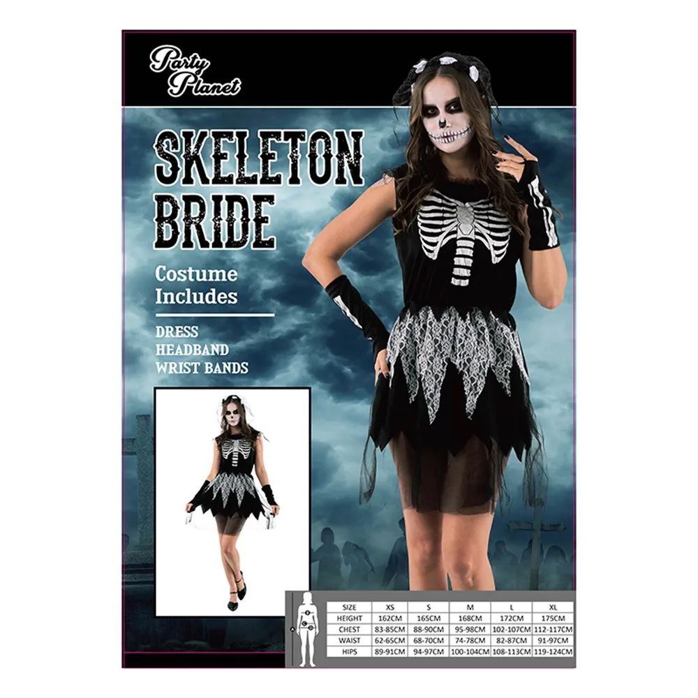 Skeleton Bride Costume - Adults