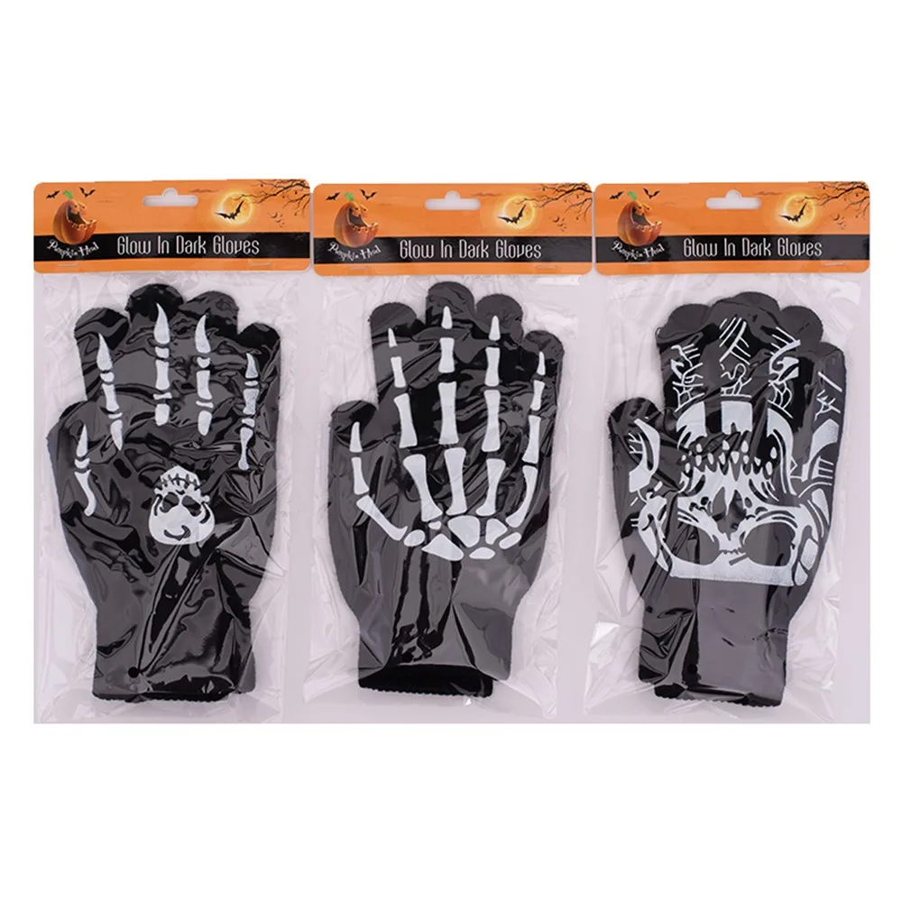 Skeleton Glow-in-the-Dark Gloves - Assorted