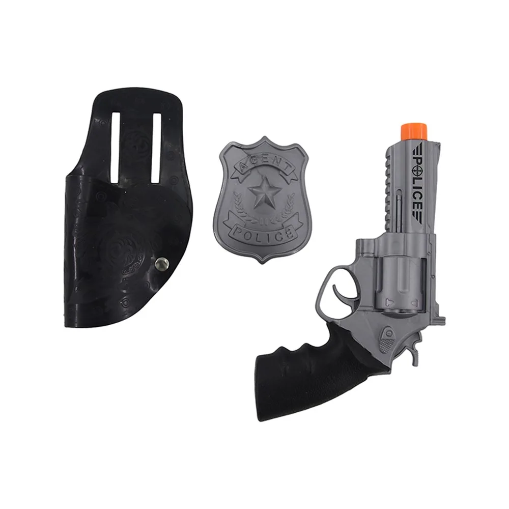 Toy Police Gun, Holster & Badge Set 3pc