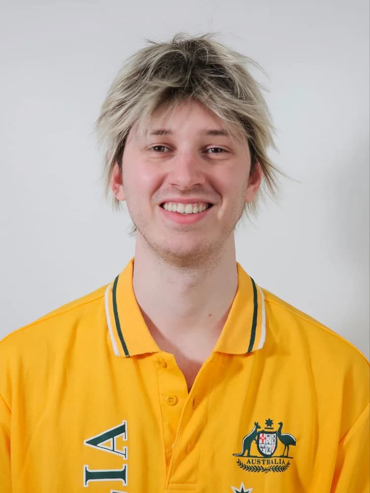 Short Blonde Sporty Spin King Wig