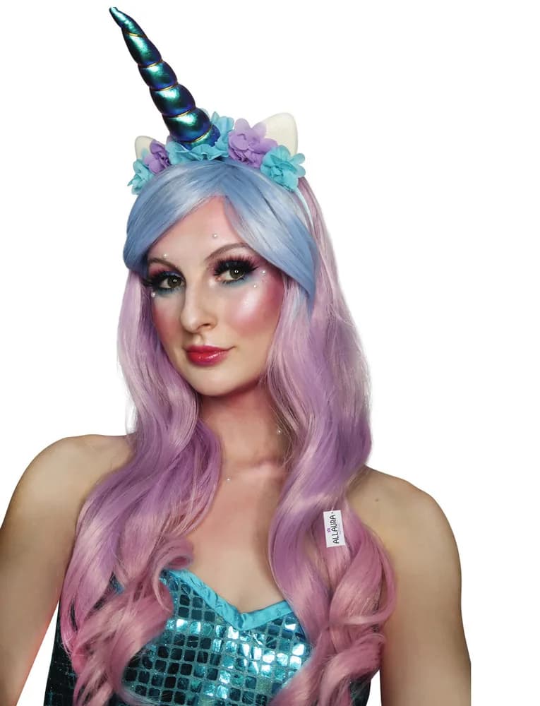 Unicorn Wig with Horn Headband