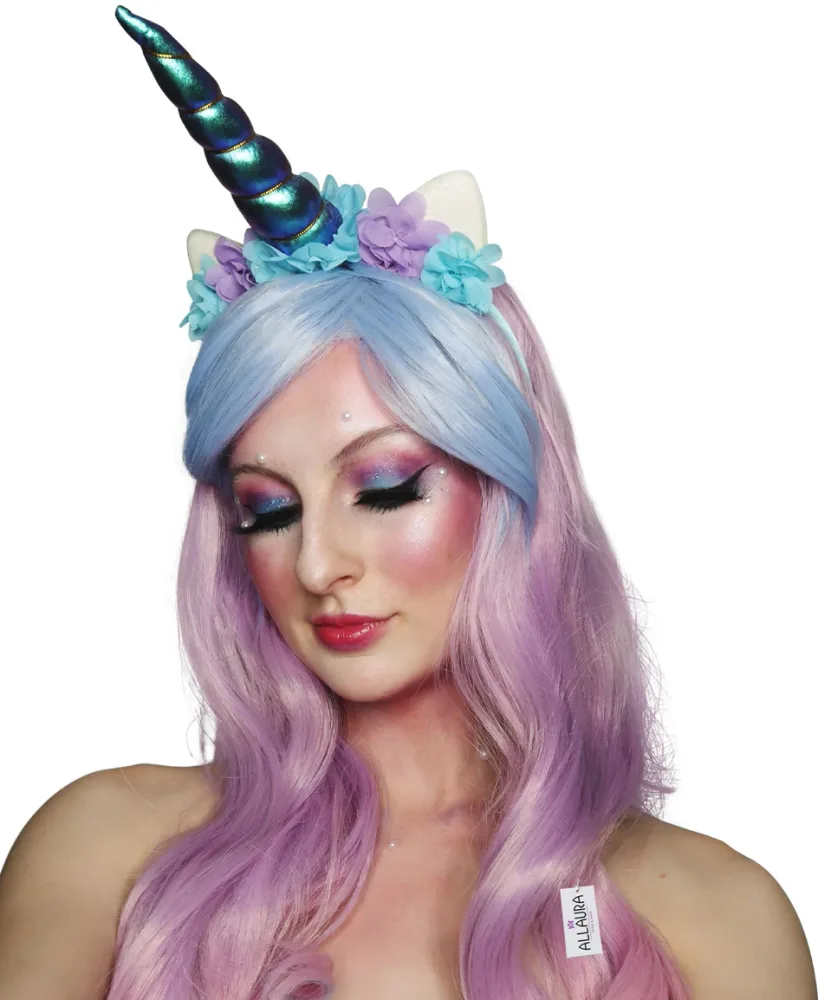 Unicorn Wig with Horn Headband
