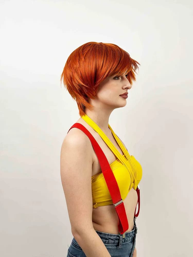 Copper Ponytail Cosplay Wig