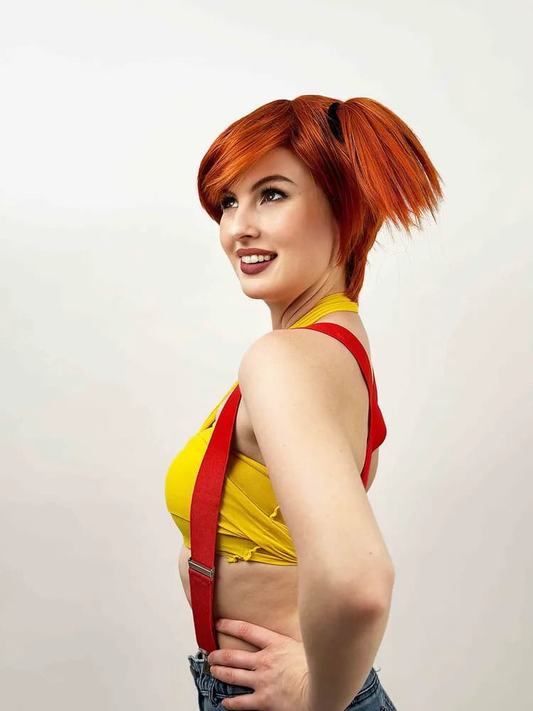 Copper Ponytail Cosplay Wig
