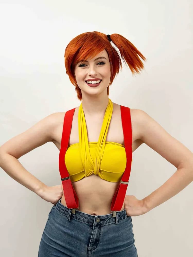 Copper Ponytail Cosplay Wig