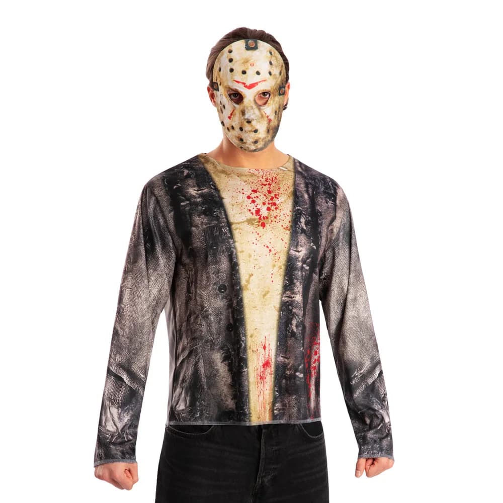 Adults Jason Friday the 13th Costume Top & Mask
