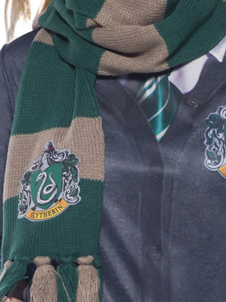 Deluxe Slytherin House Scarf