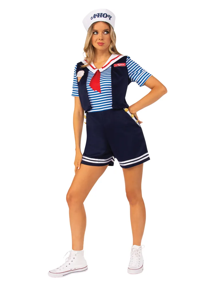 Adults Stranger Things Robin Scoops Ahoy Costume