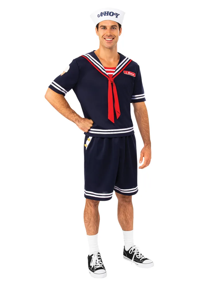Adults Stranger Things Steve Scoops Ahoy Costume